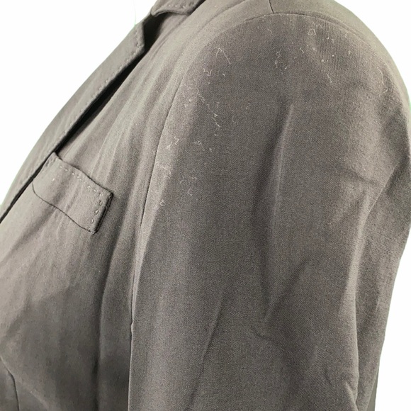 J. Crew Black Virgin Wool Single Button Career Blazer - Picture 12 of 16